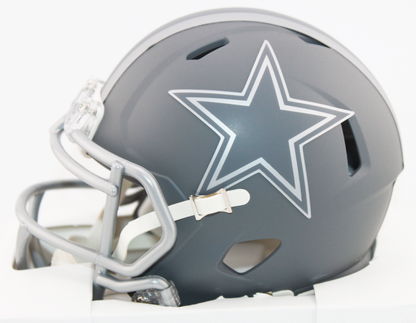 Cee Dee Lamb Signed Dallas Cowboys Slate Mini Helmet