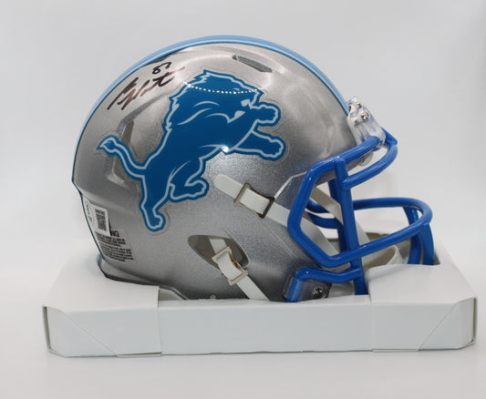 Sam LaPorta Detroit Lions Signed Mini Helmet