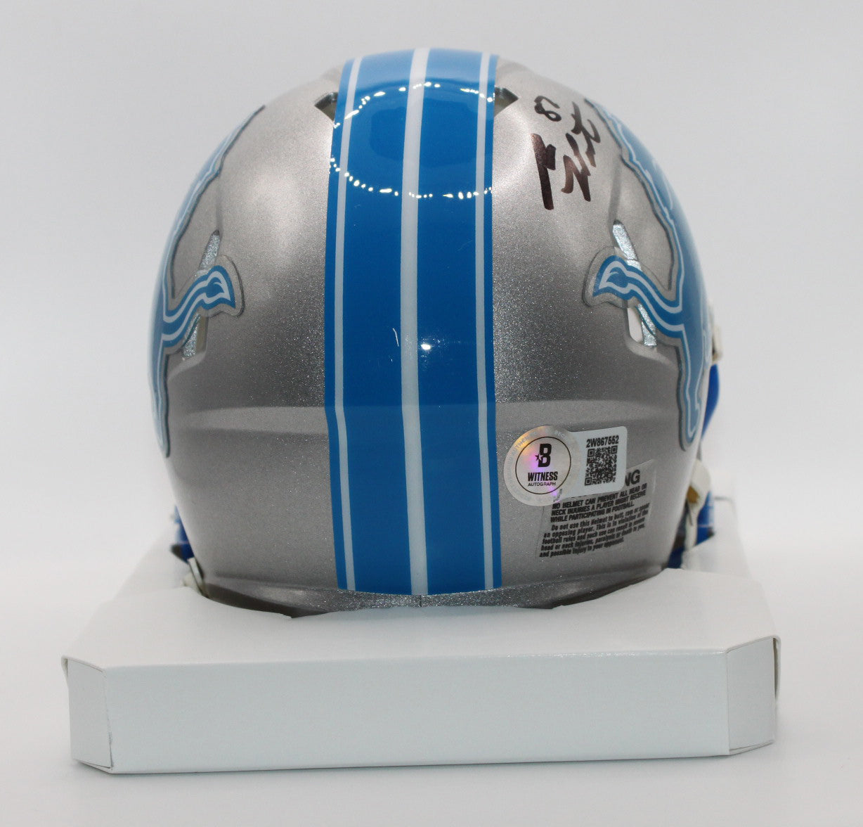 Sam LaPorta Detroit Lions Signed Mini Helmet