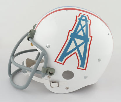 Earl Campbell Houston Oilers Signed Full Size TK Suspension Helmet with HOF Inscription