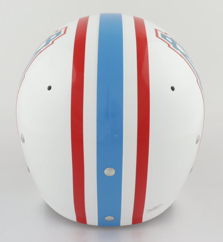Earl Campbell Houston Oilers Signed Full Size TK Suspension Helmet with HOF Inscription