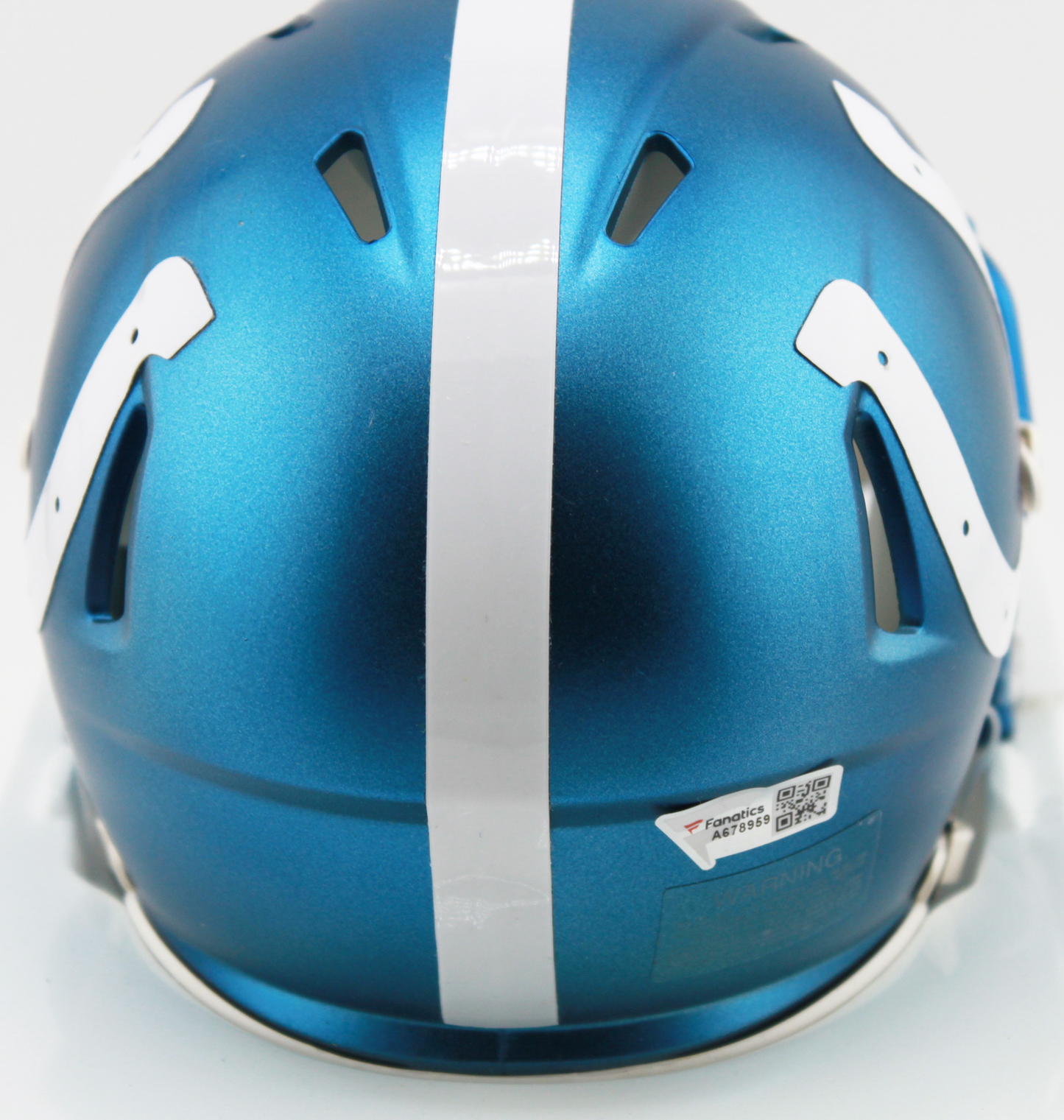 Peyton Manning Indianapolis Colts Signed Blaze Mini Helmet