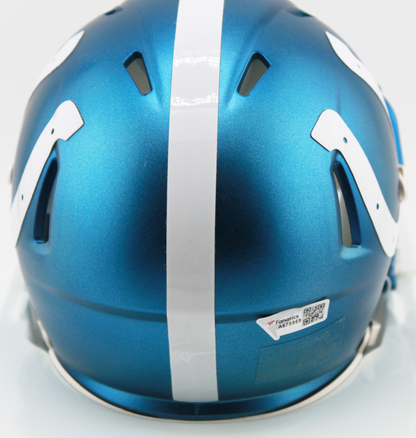 Peyton Manning Indianapolis Colts Signed Blaze Mini Helmet