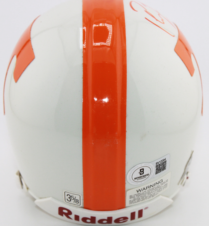 Peyton Manning Tennessee Volunteers Signed VSR4 Mini Helmet - Beckett