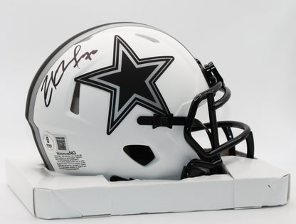 Zach Martin Dallas Cowboys Signed Lunar Mini Helmet