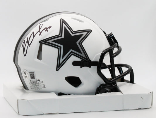 Zach Martin Dallas Cowboys Signed Lunar Mini Helmet