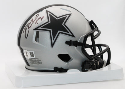 Zach Martin Dallas Cowboys Signed Rave Mini Helmet