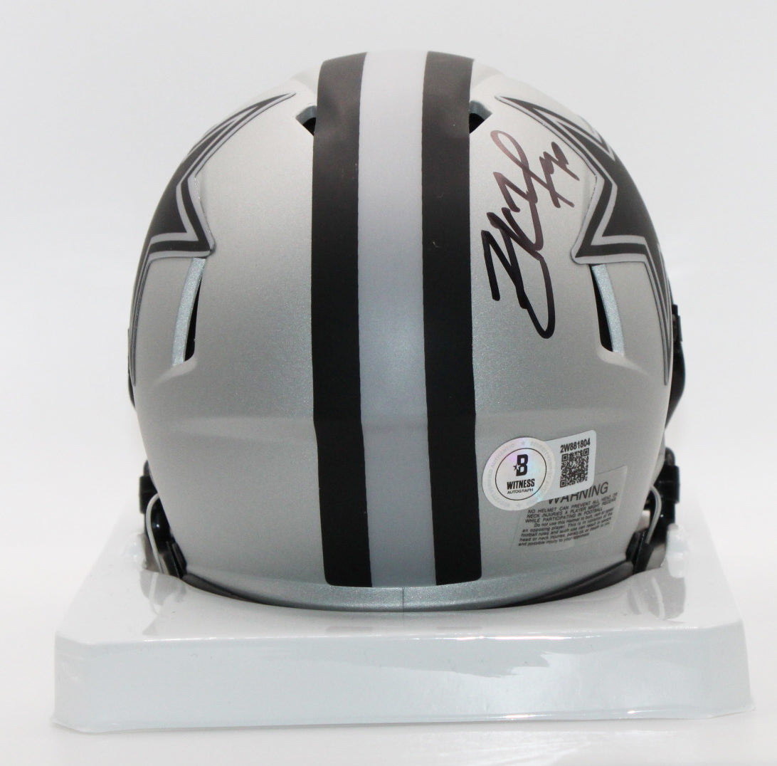 Zach Martin Dallas Cowboys Signed Rave Mini Helmet