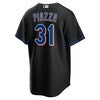 Mike Piazza New York Mets Nike Black 2022 Alternate Replica Player Jersey