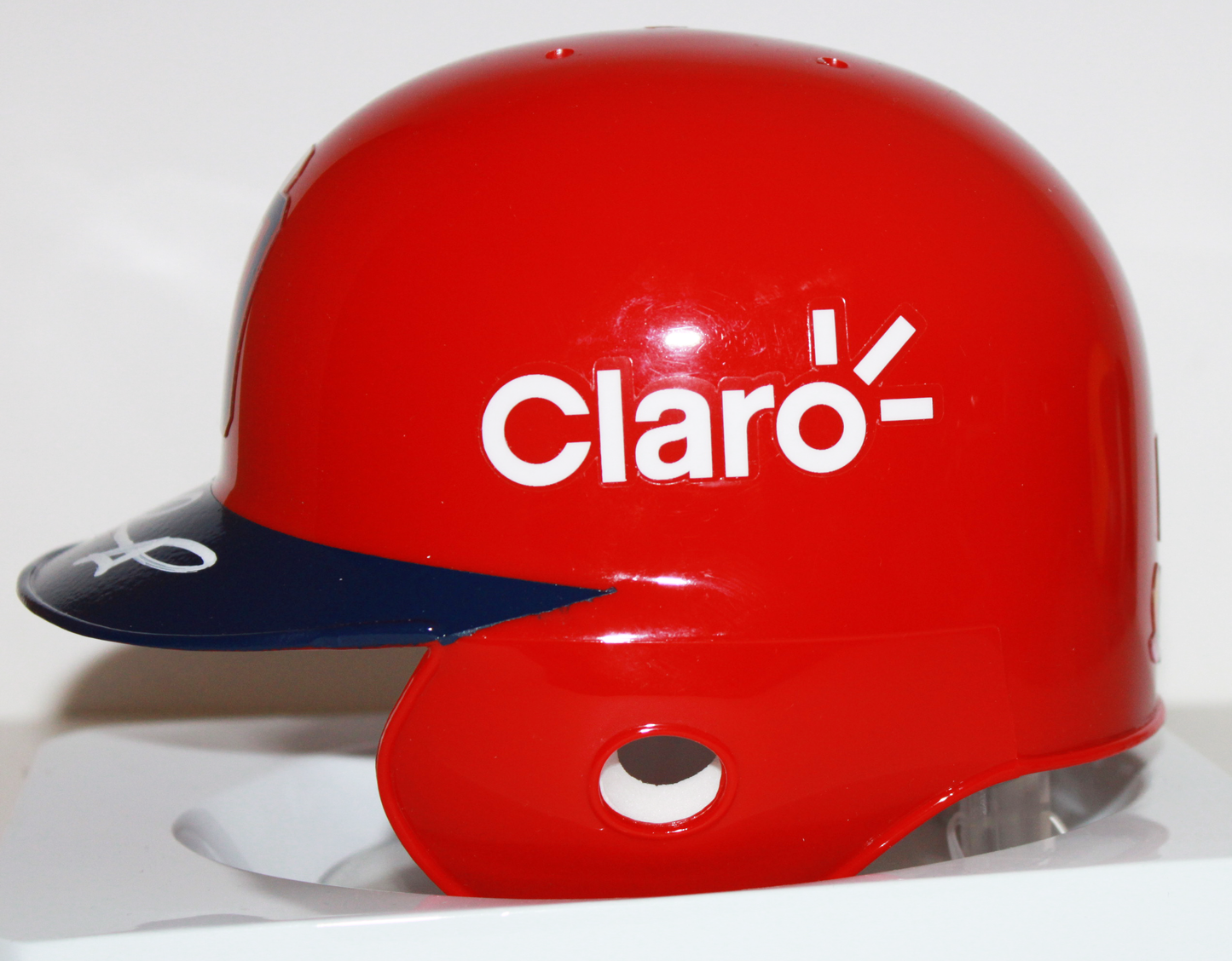 David Ortiz "Big Papi" Team Dominican Republic Signed Mini Batting Helmet - Beckett