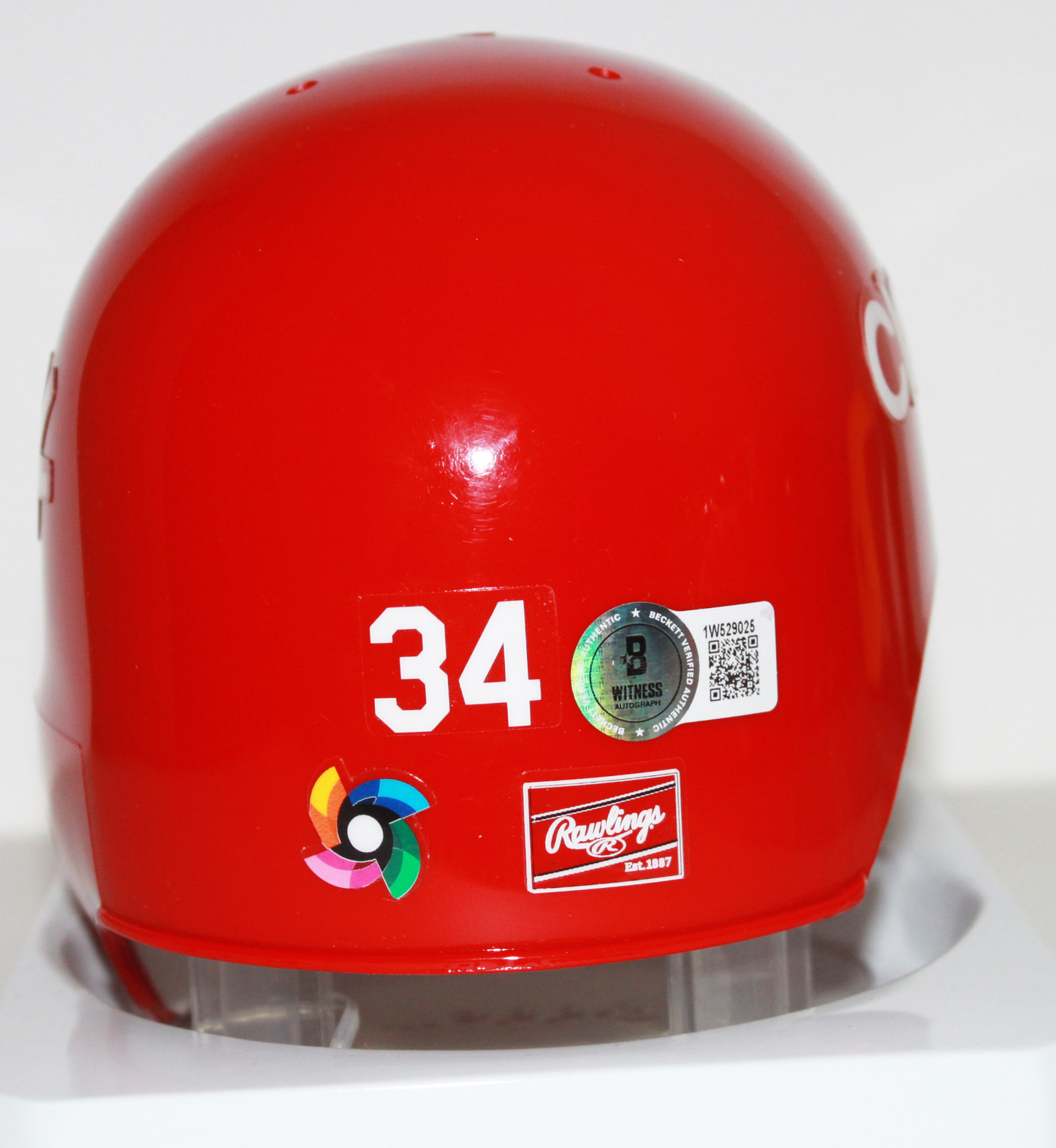 David Ortiz "Big Papi" Team Dominican Republic Signed Mini Batting Helmet - Beckett