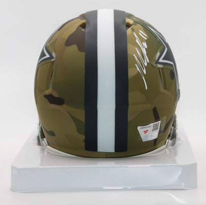 Micah Parsons Dallas Cowboys Signed Camo Mini Helmet