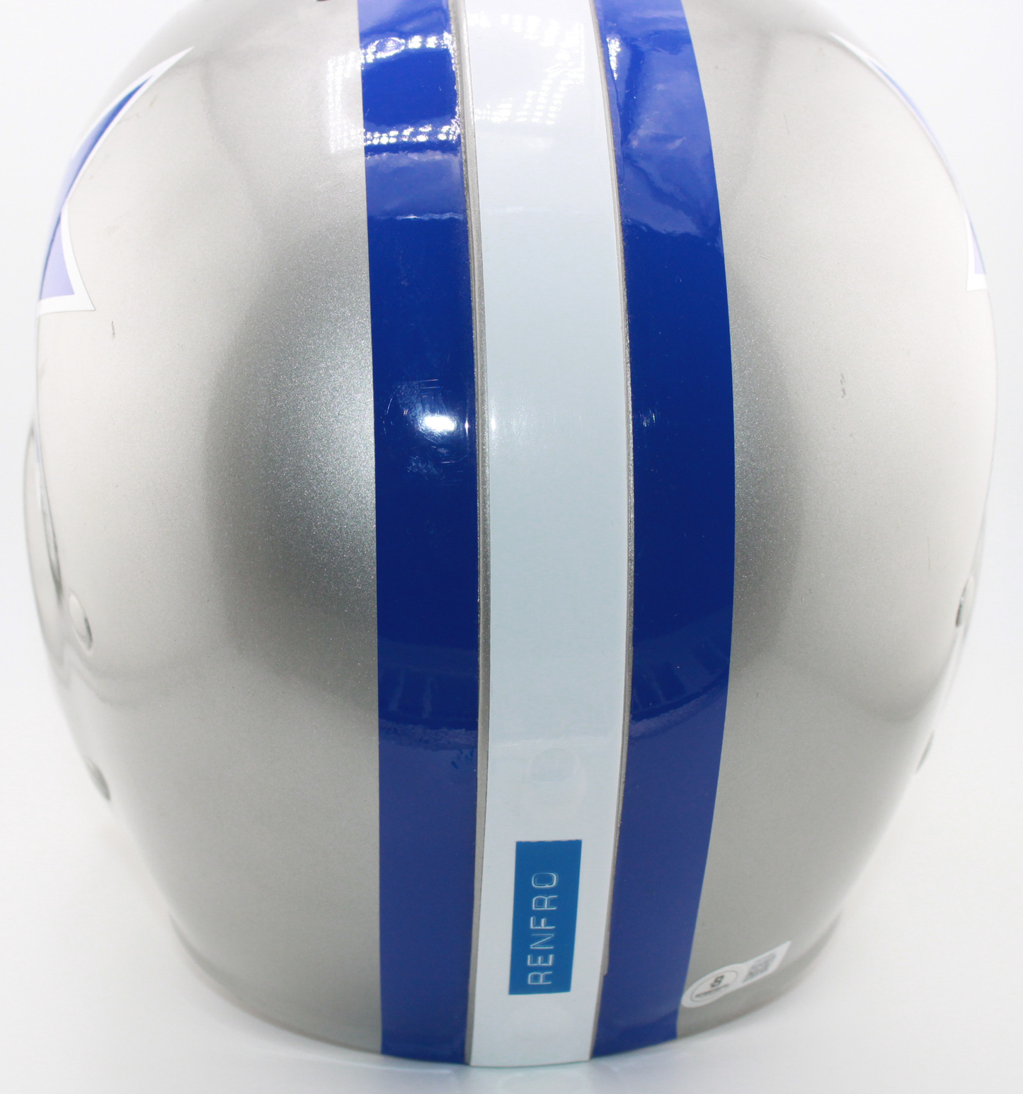 Mel Renfro Dallas Cowboys Signed RK Suspension Full-Sized Helmet with Inscription - Beckett (Copy)