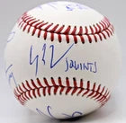The Sandlot Cast Signed Rawlings OMLB Baseball "Character Names" - Beckett