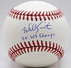 Will Smith Los Angeles Dodgers Signed Rawlings OMLB Baseball "24 WS Champs" - Fanatics MLB