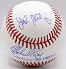 Michael Kay Sterling Waldman Signed OMLB Baseball "Voices of Yankees" - Beckett