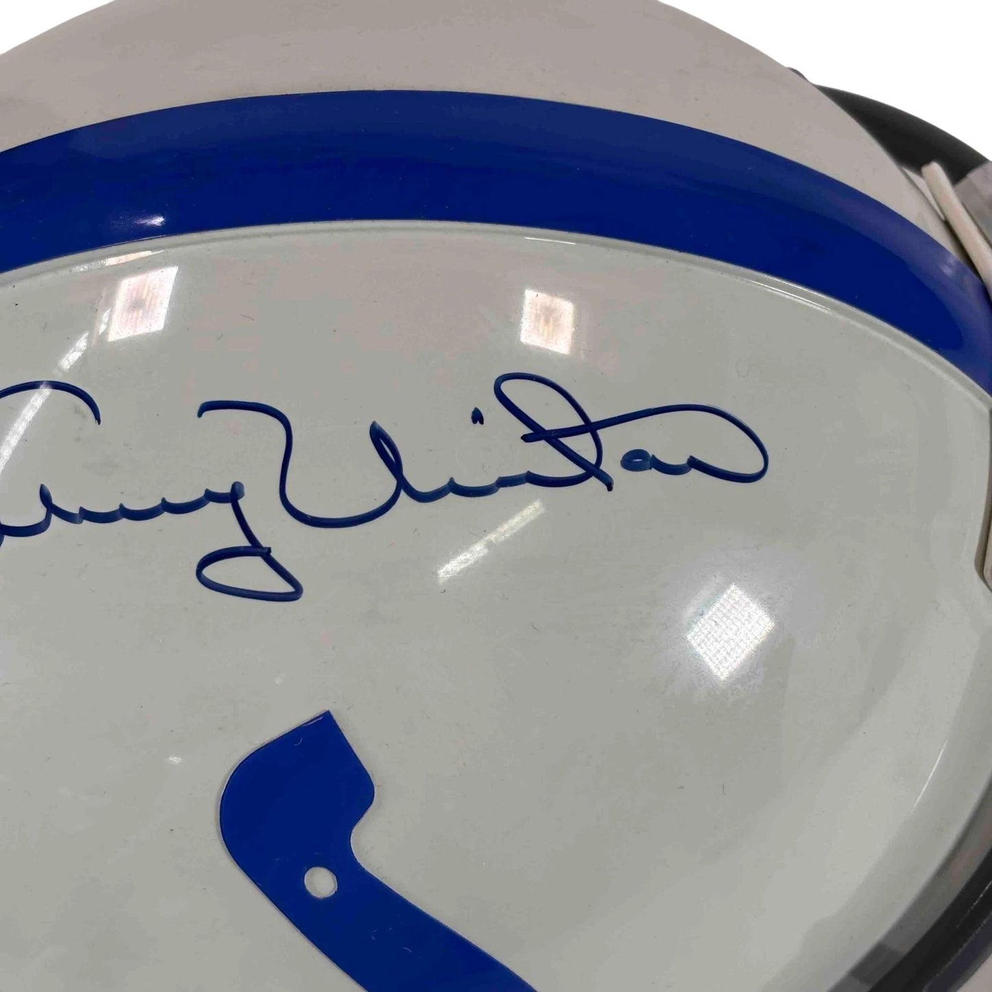 Johnny Unitas Baltimore Colts Signed Authentic Proline Full Size Helmet - JSA