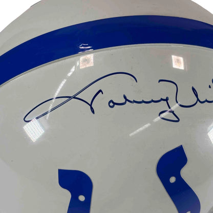 Johnny Unitas Baltimore Colts Signed Authentic Proline Full Size Helmet - JSA