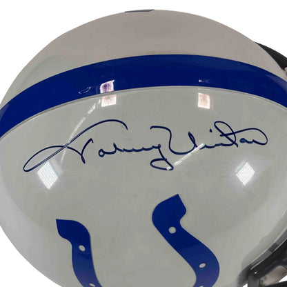 Johnny Unitas Baltimore Colts Signed Authentic Proline Full Size Helmet - JSA