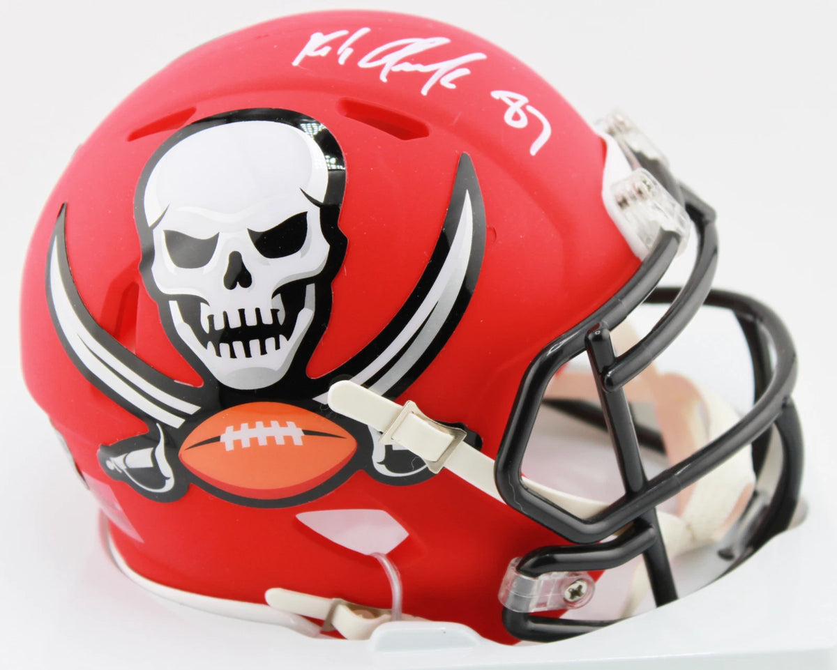 Rob Gronkowski Tampa Bay Buccaneers Signed Amp Mini Helmet - Radtke