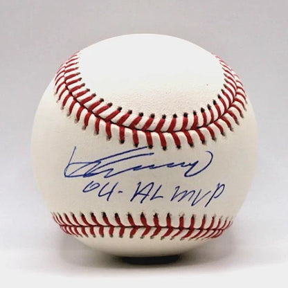Vladimir Guerrero Sr Signed Rawlings OMLB Baseball "04 AL MVP" - JSA