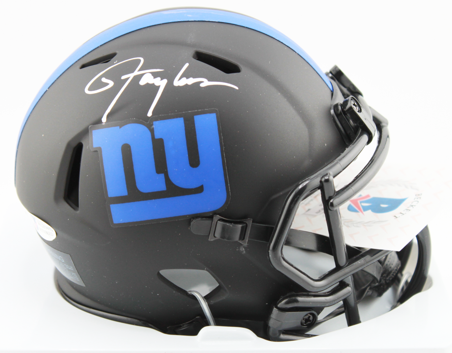 Lawrence Taylor New York Giants Signed Eclipse Mini Helmet - JSA