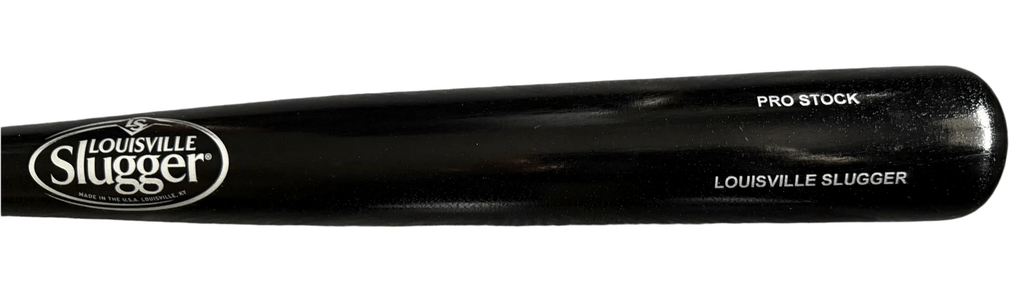 Black Louisville Slugger MLB Pro Stock 34" Wood Bat